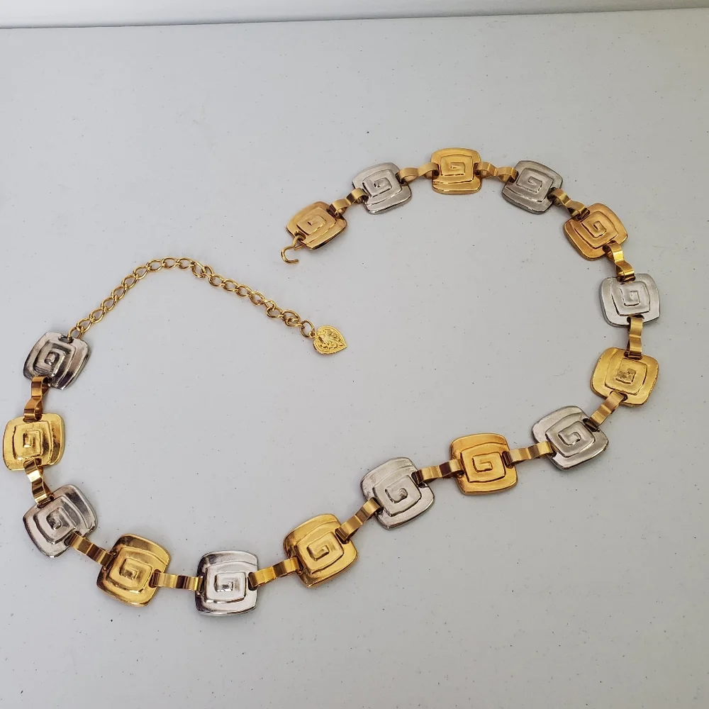 Belt Silver and Gold Tone